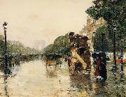 Childe Hassam, Champs Elysees Paris